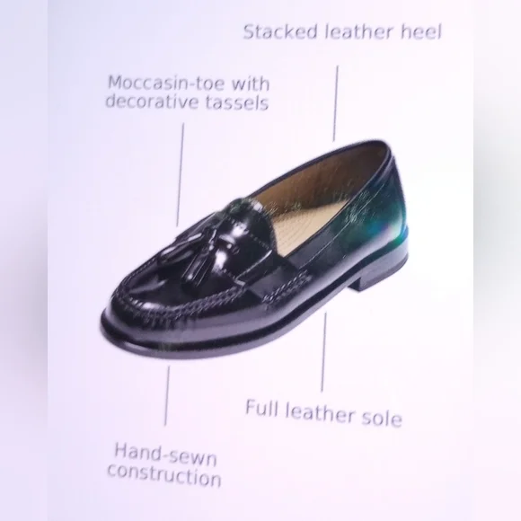 Cole Haan Men's Pinch Tassel Leather Loafers - Picture 2 of 9